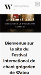 Mobile Screenshot of festivalwatou.be